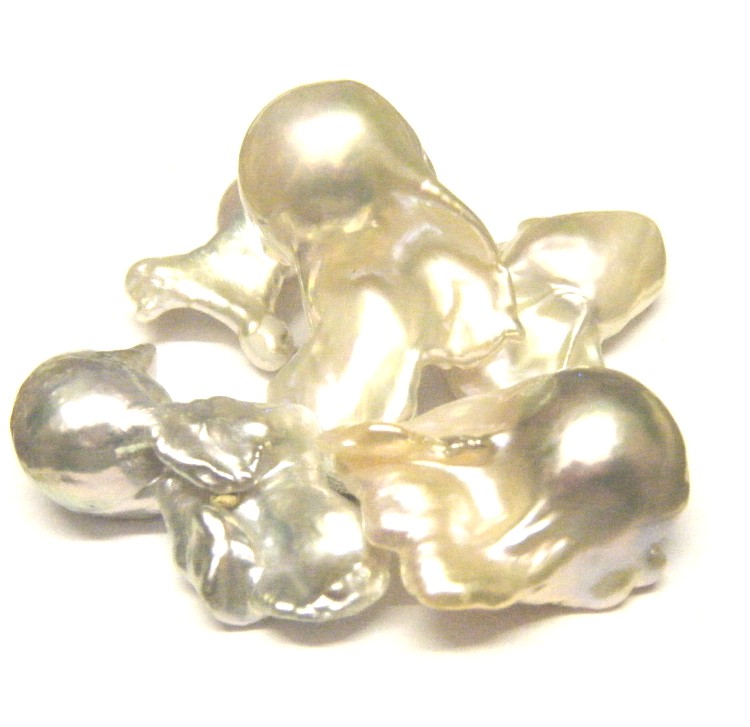 Light Natural Colours Fireball Pearls